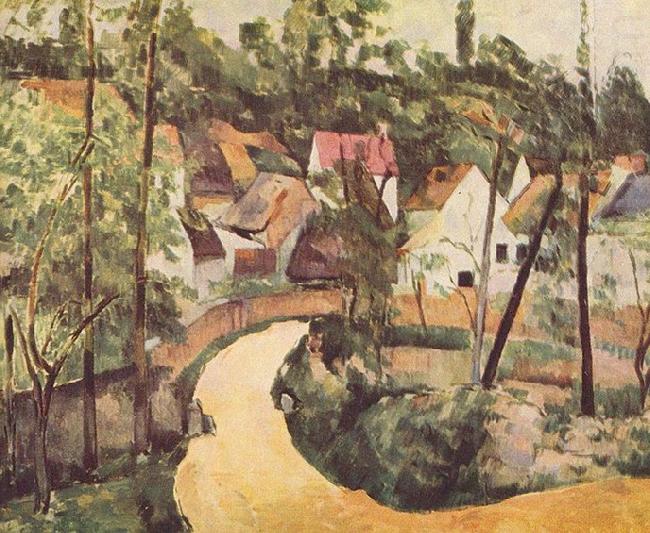 Paul Cezanne Strabenbiegung oil painting picture